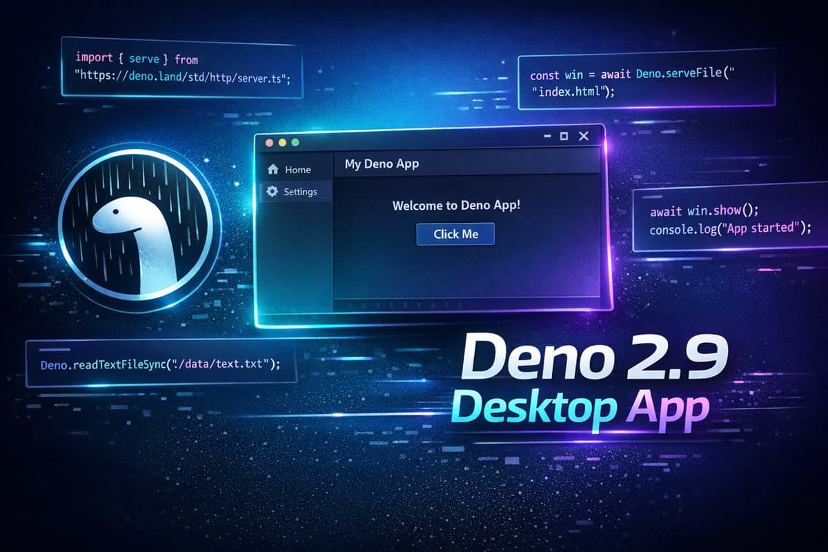 Deep Dive: Bikin Desktop App pake Deno — Tutorial dari 0 ke Deploy